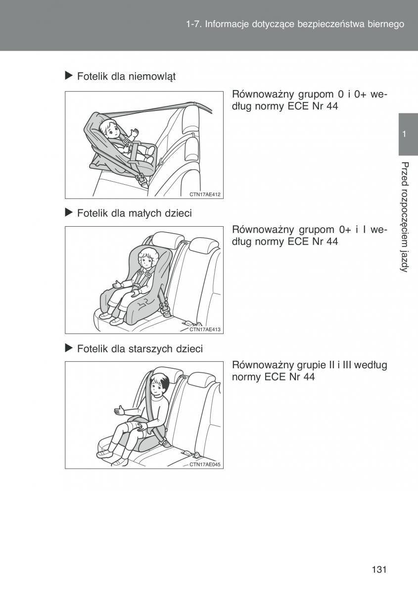 Toyota Auris I 1 instrukcja obslugi / page 133