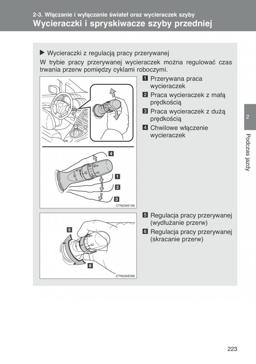 Toyota Auris I 1 instrukcja obslugi / page 225