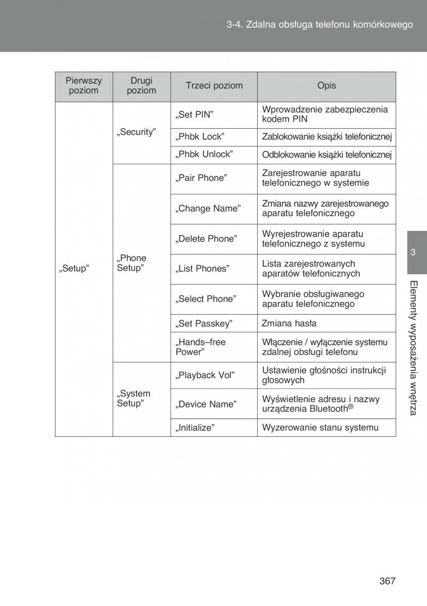 Toyota Auris I 1 instrukcja obslugi / page 369