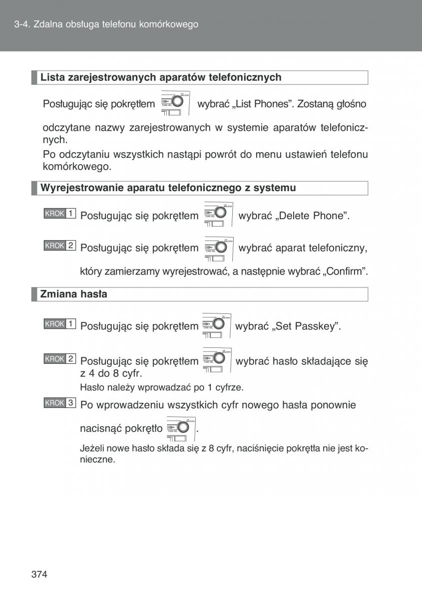 Toyota Auris I 1 instrukcja obslugi / page 376