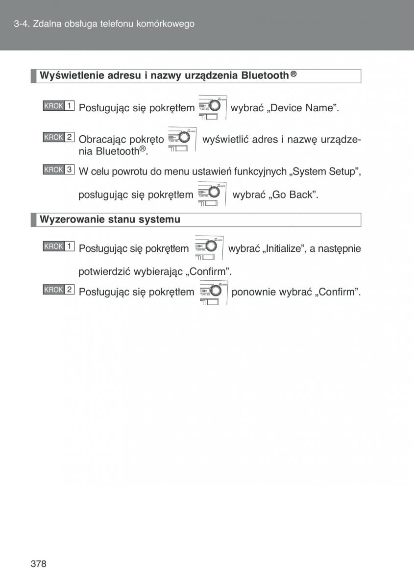 Toyota Auris I 1 instrukcja obslugi / page 380