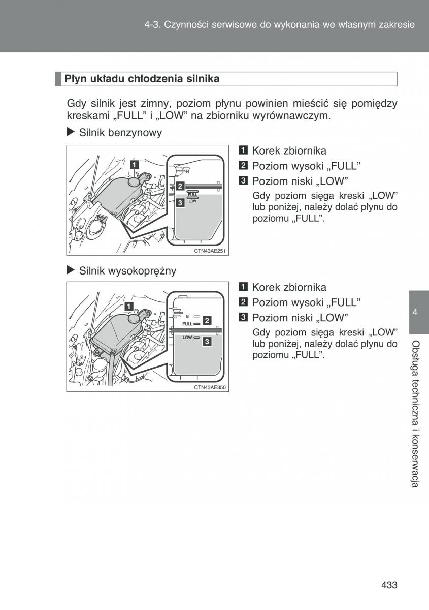 Toyota Auris I 1 instrukcja obslugi / page 435