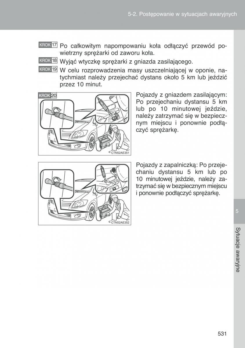 Toyota Auris I 1 instrukcja obslugi / page 533