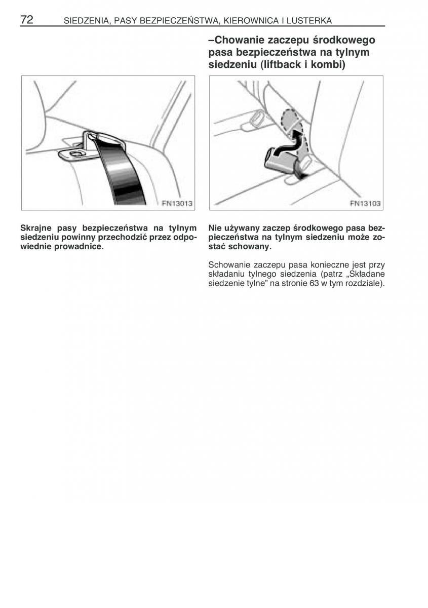 Toyota Avensis II 2 instrukcja obslugi / page 79