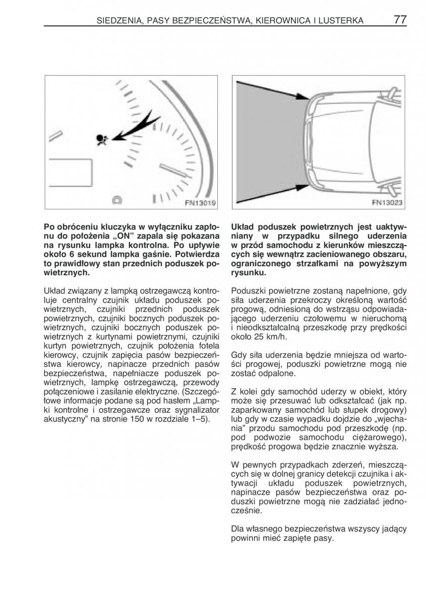 Toyota Avensis II 2 instrukcja obslugi / page 84