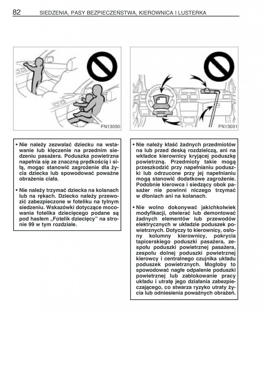 Toyota Avensis II 2 instrukcja obslugi / page 89