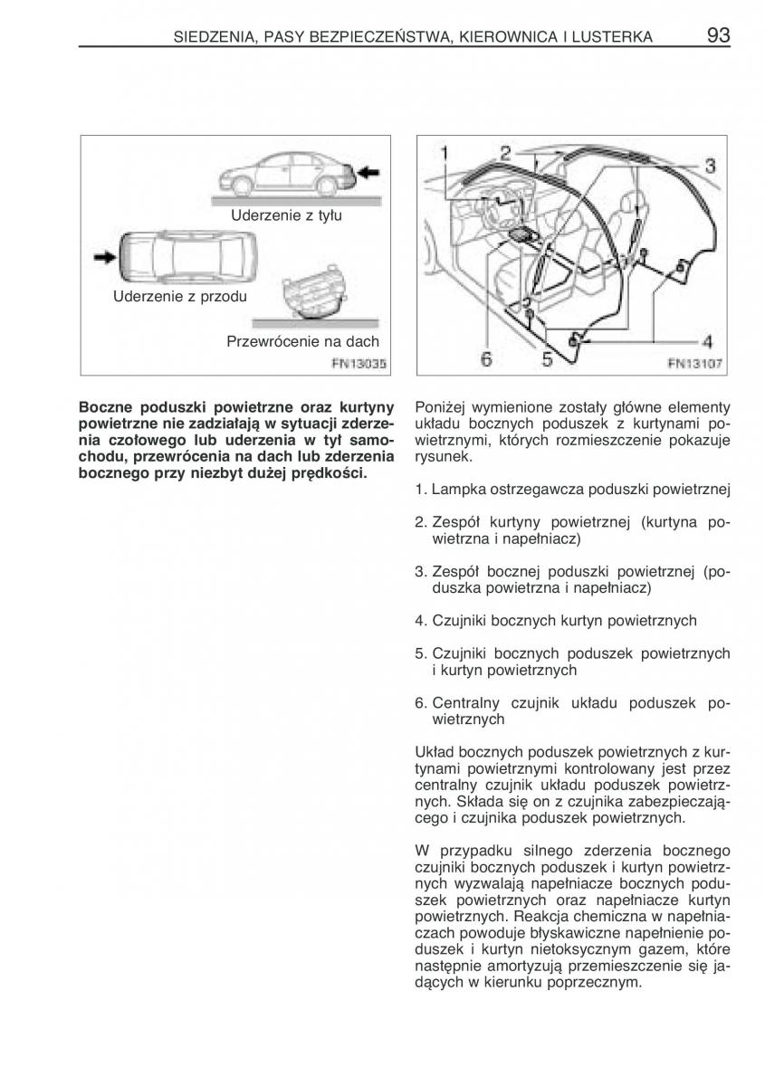 Toyota Avensis II 2 instrukcja obslugi / page 100