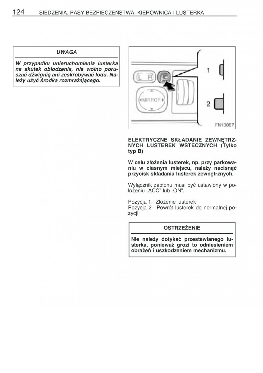 Toyota Avensis II 2 instrukcja obslugi / page 131