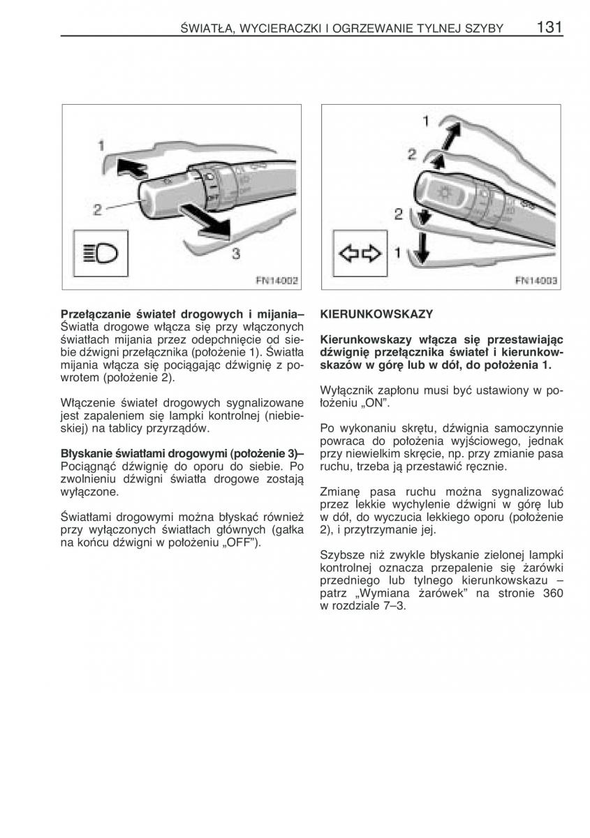 Toyota Avensis II 2 instrukcja obslugi / page 138