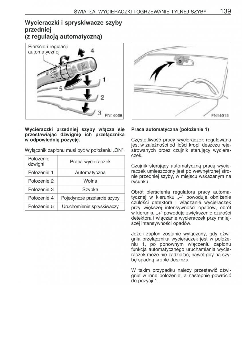 Toyota Avensis II 2 instrukcja obslugi / page 146