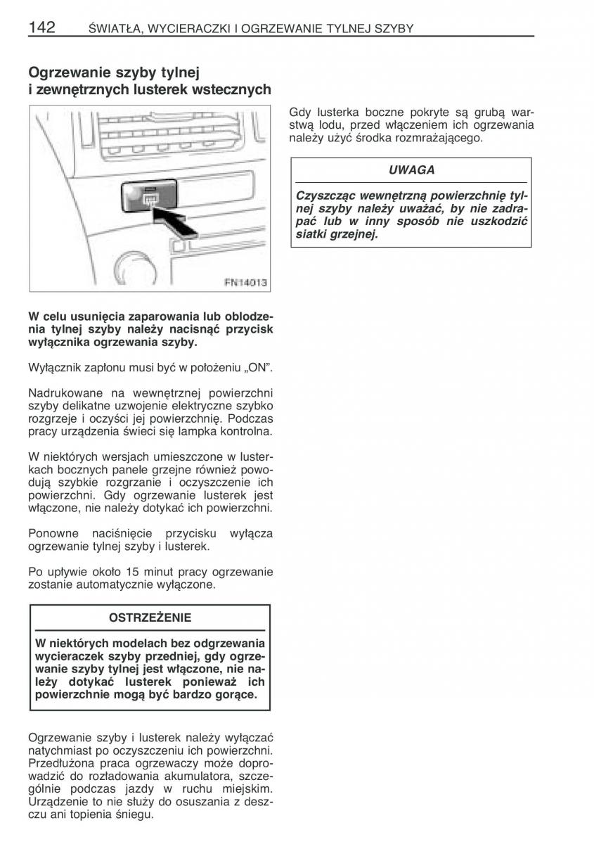 Toyota Avensis II 2 instrukcja obslugi / page 149