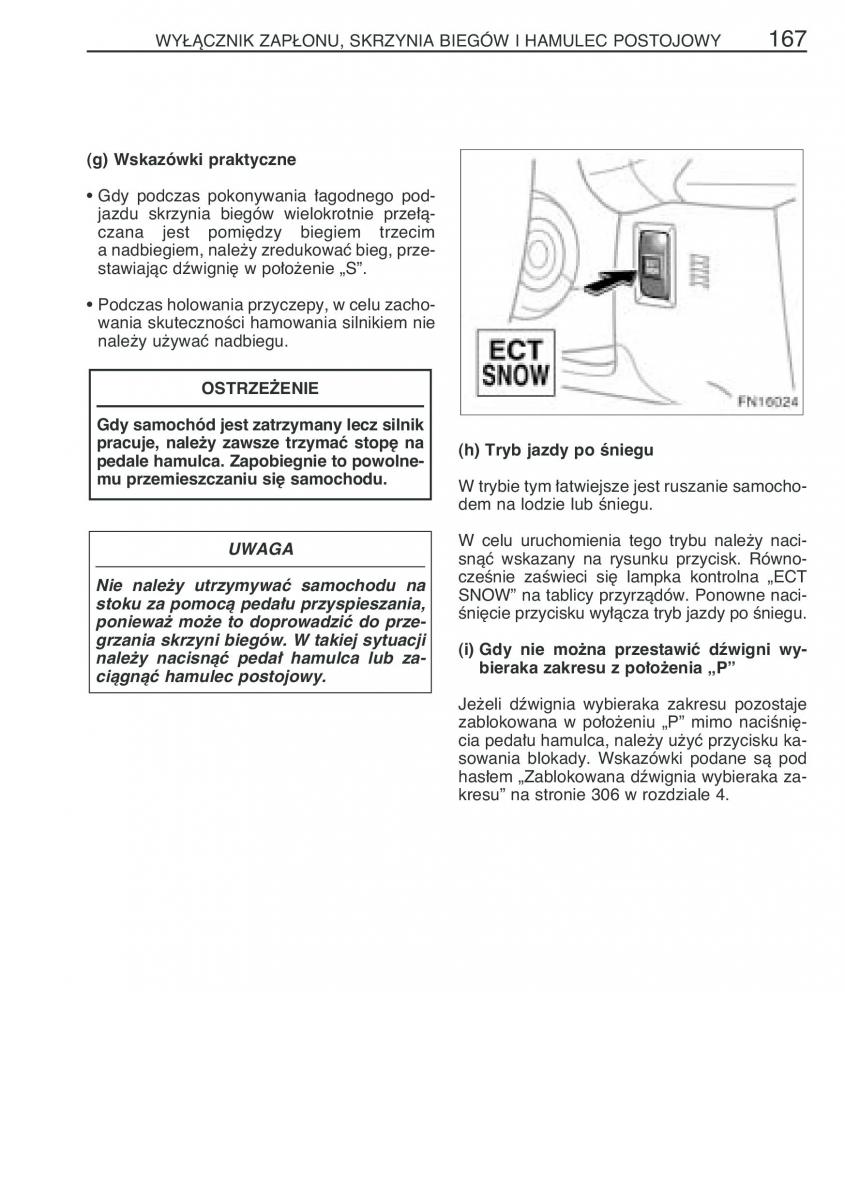 Toyota Avensis II 2 instrukcja obslugi / page 174