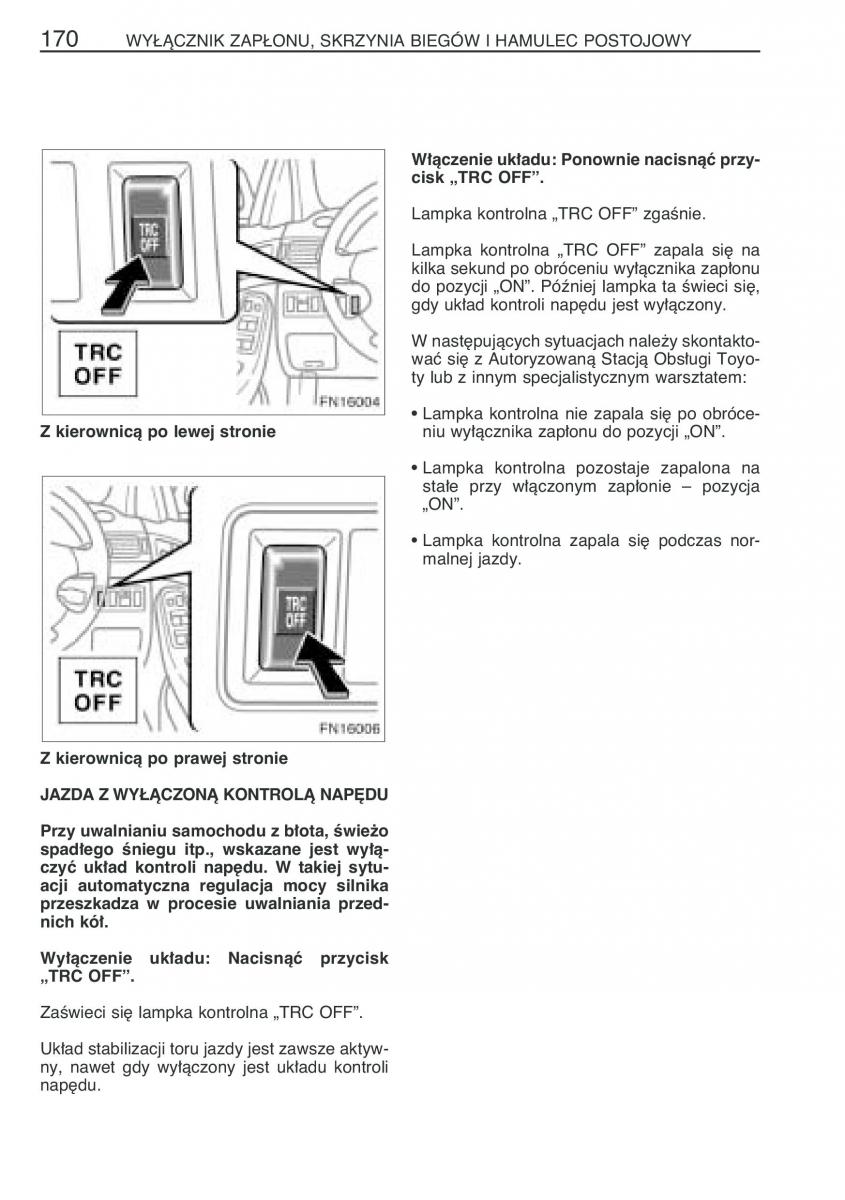 Toyota Avensis II 2 instrukcja obslugi / page 177