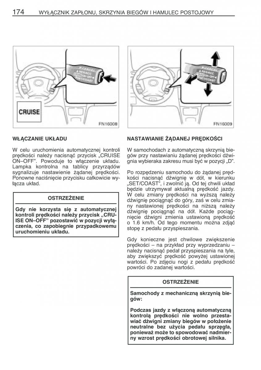 Toyota Avensis II 2 instrukcja obslugi / page 181