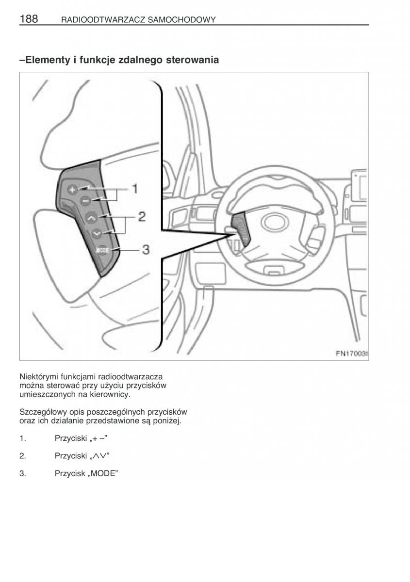 Toyota Avensis II 2 instrukcja obslugi / page 195