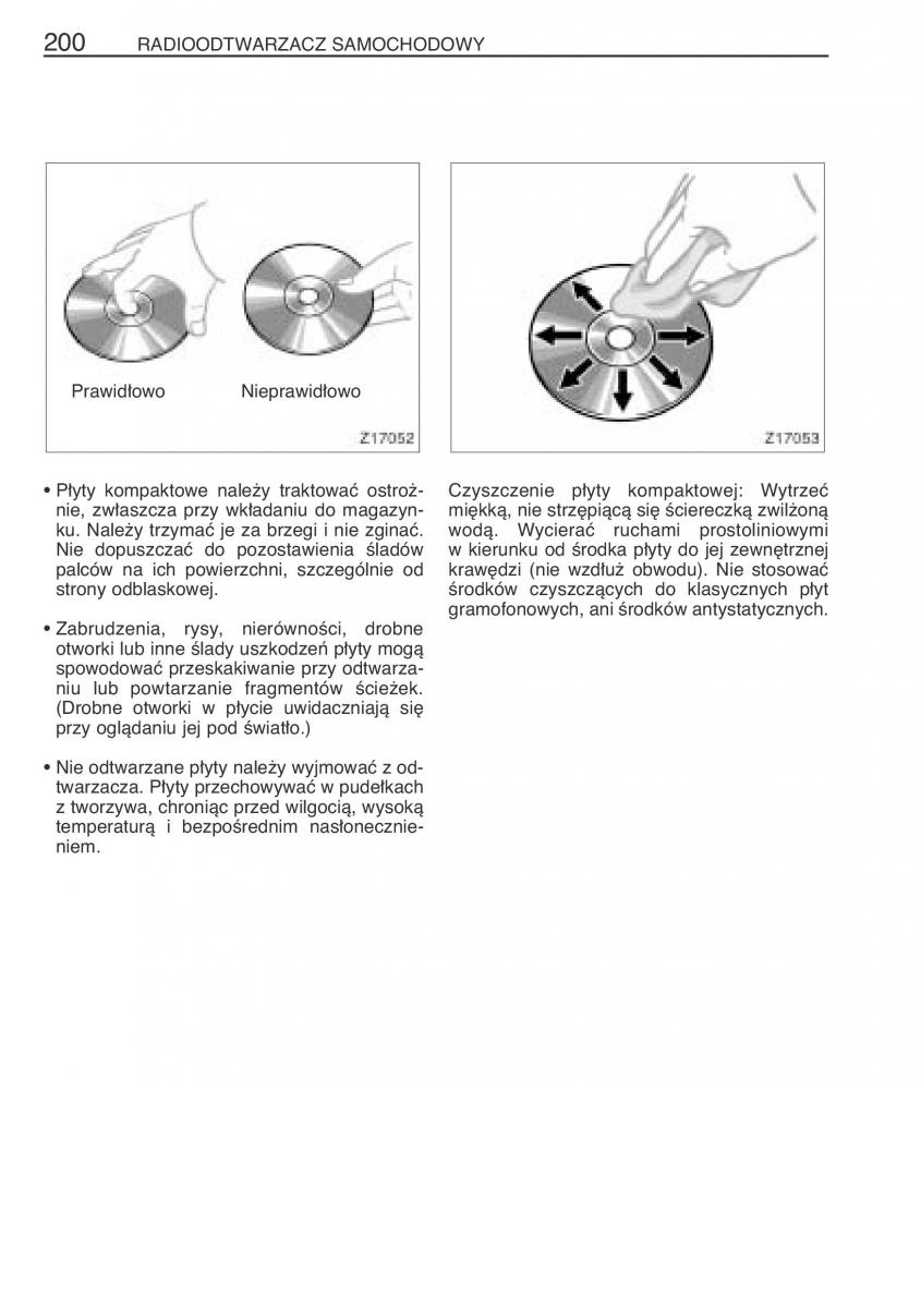 Toyota Avensis II 2 instrukcja obslugi / page 207