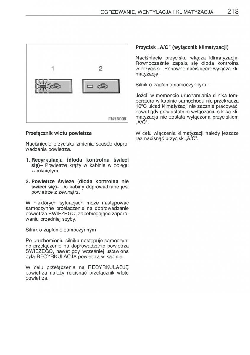 Toyota Avensis II 2 instrukcja obslugi / page 220