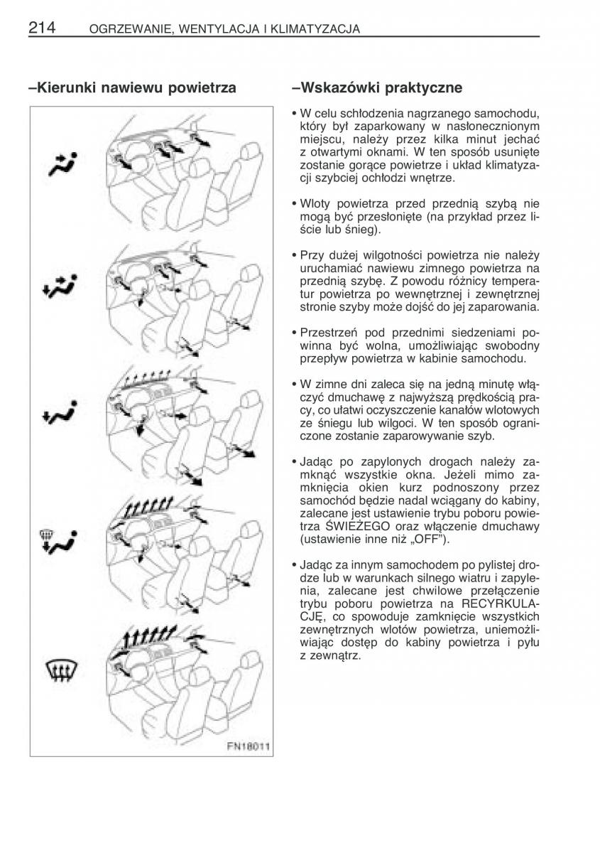 Toyota Avensis II 2 instrukcja obslugi / page 221