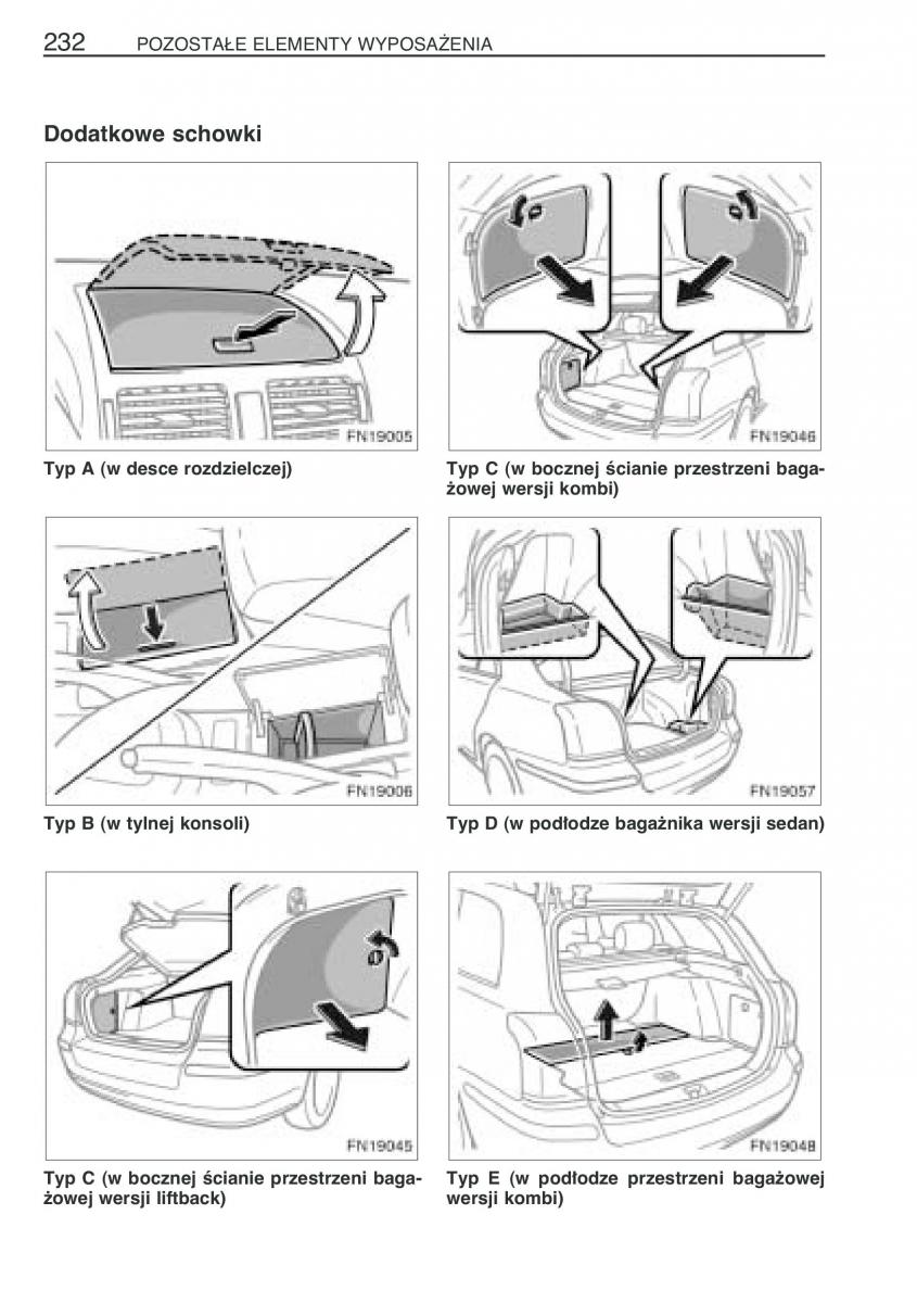 Toyota Avensis II 2 instrukcja obslugi / page 239