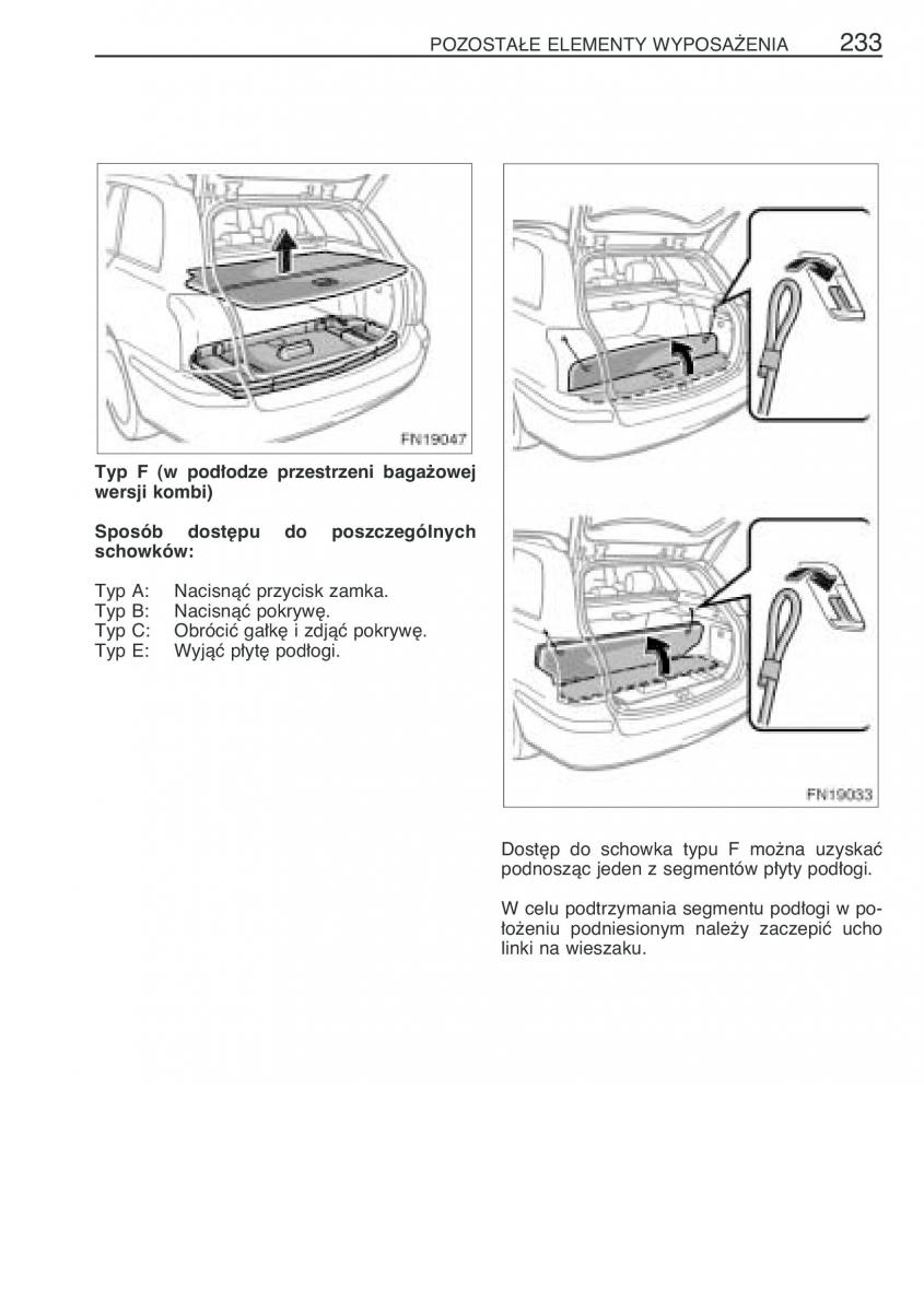 Toyota Avensis II 2 instrukcja obslugi / page 240