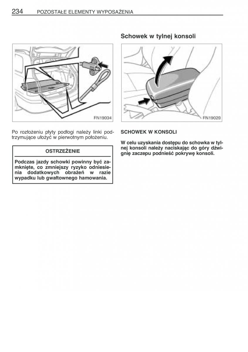 Toyota Avensis II 2 instrukcja obslugi / page 241