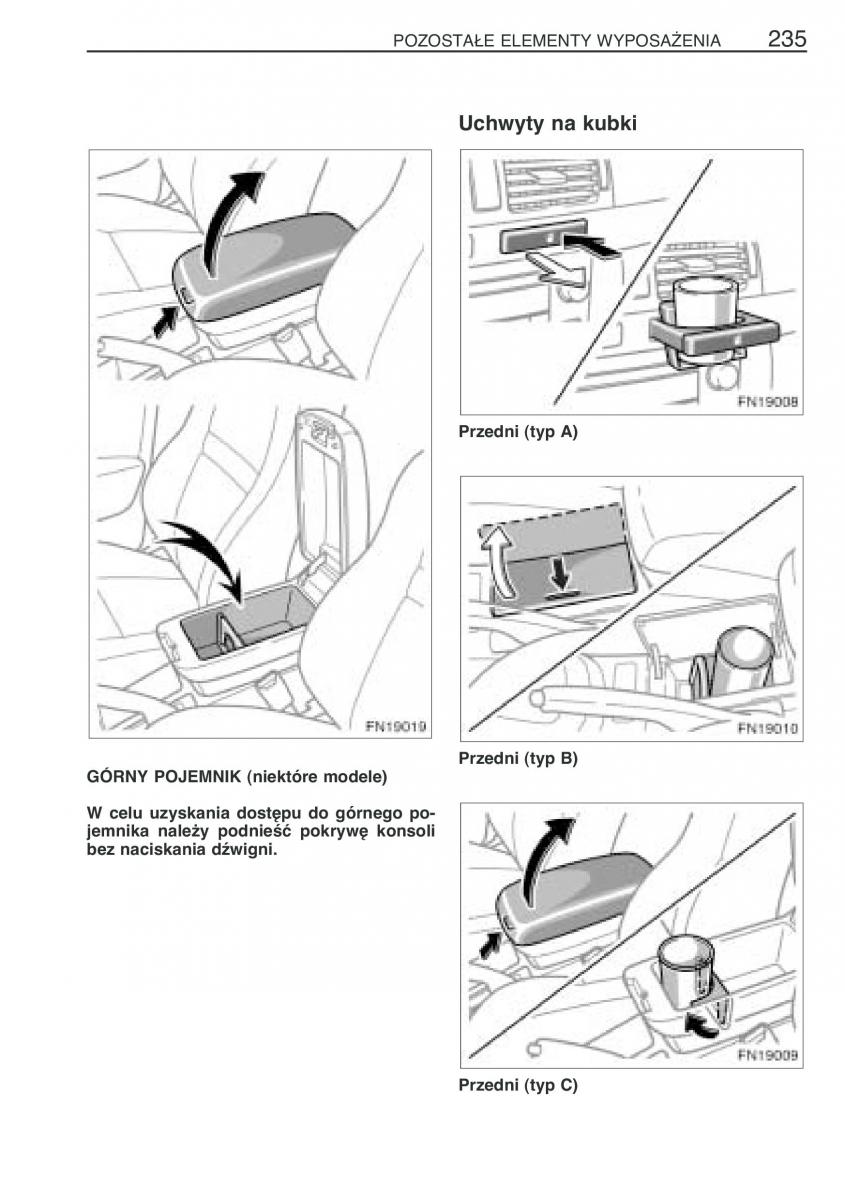 Toyota Avensis II 2 instrukcja obslugi / page 242