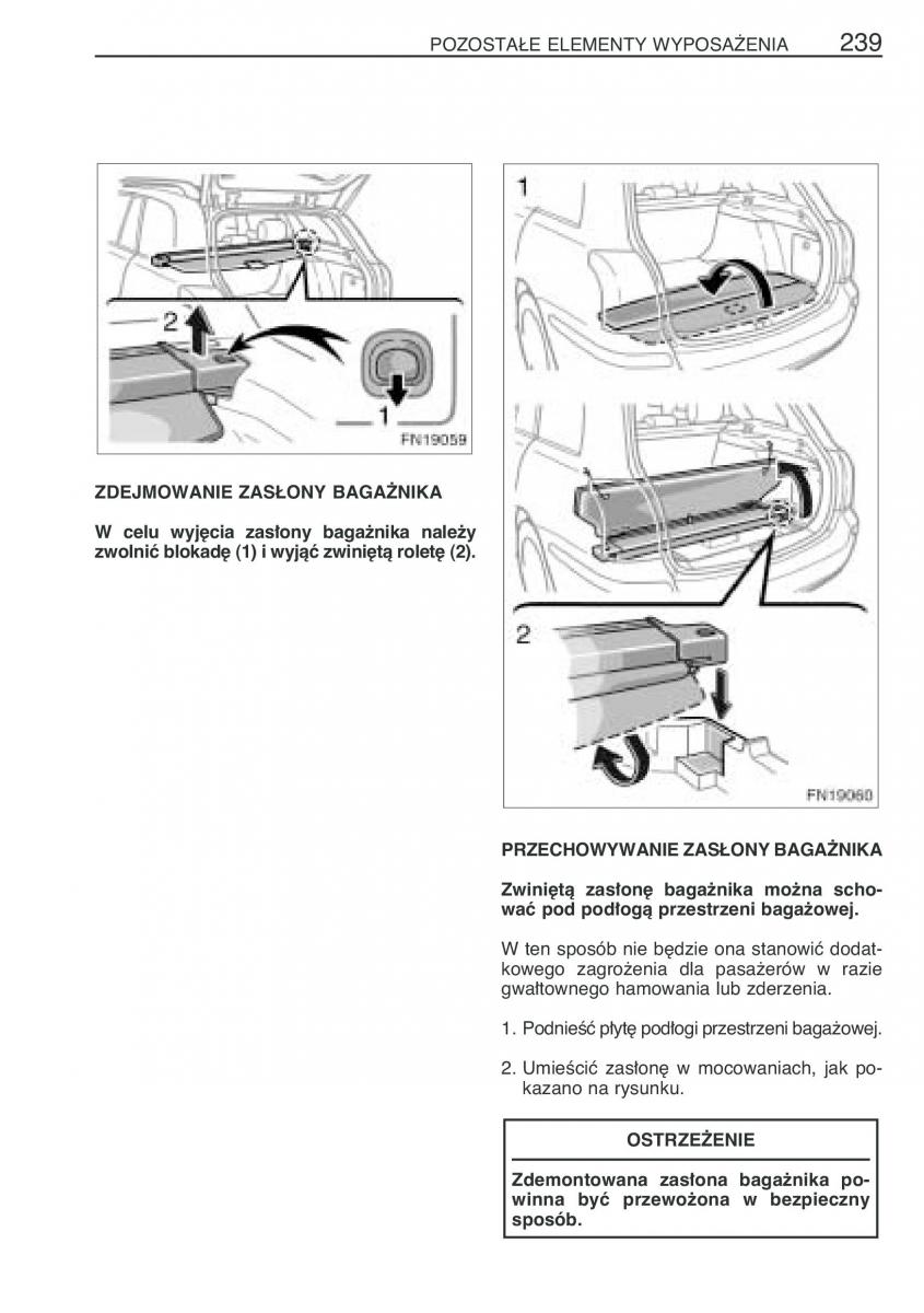 Toyota Avensis II 2 instrukcja obslugi / page 246