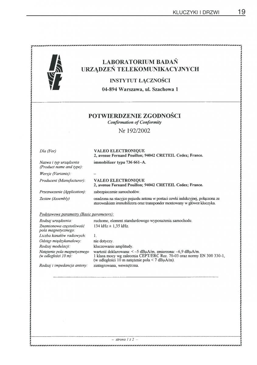 Toyota Avensis II 2 instrukcja obslugi / page 26