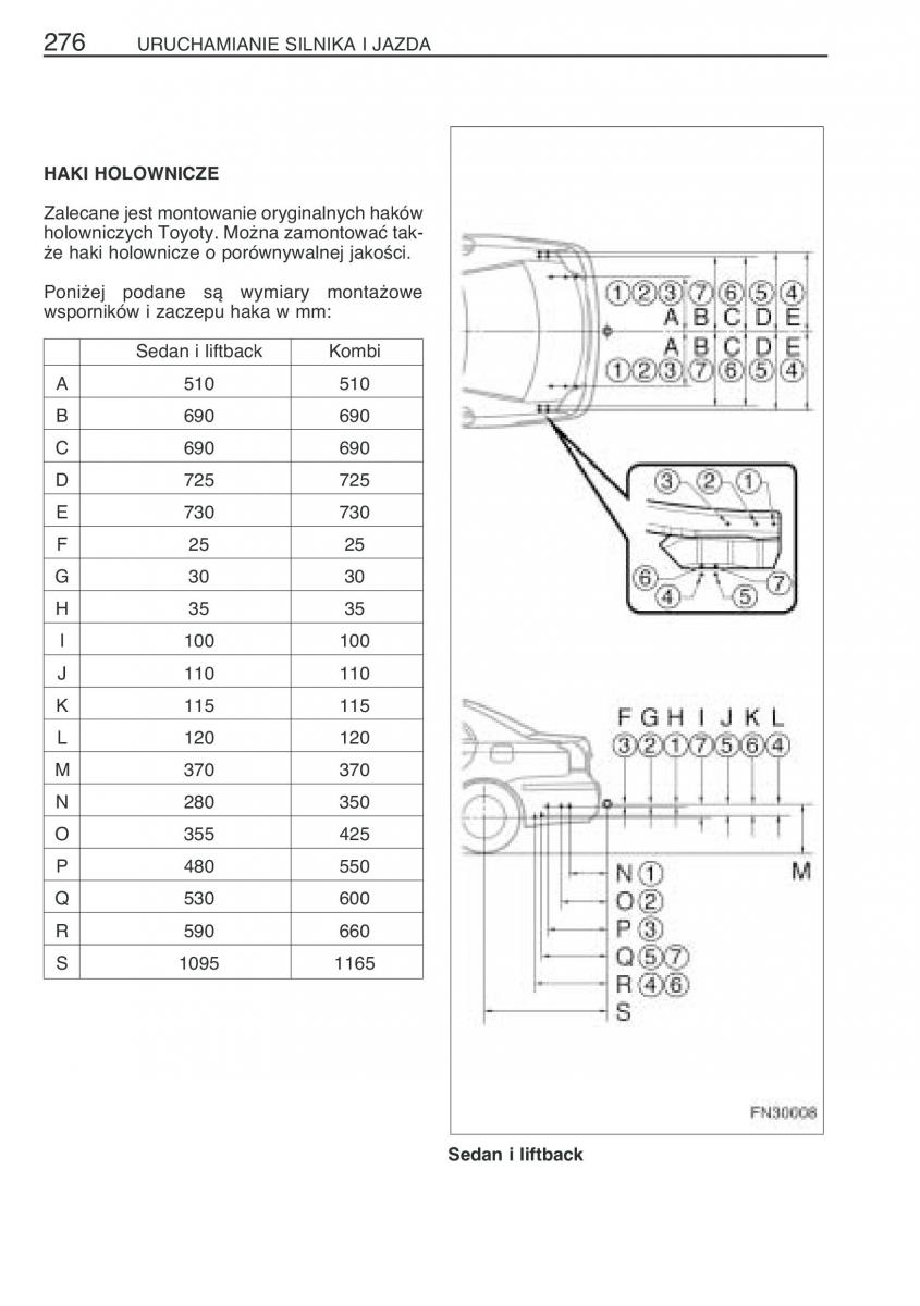 Toyota Avensis II 2 instrukcja obslugi / page 283