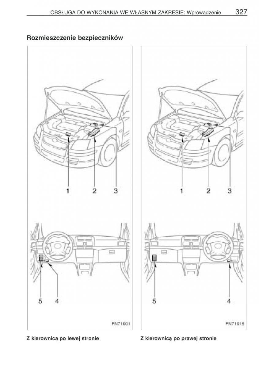 Toyota Avensis II 2 instrukcja obslugi / page 334