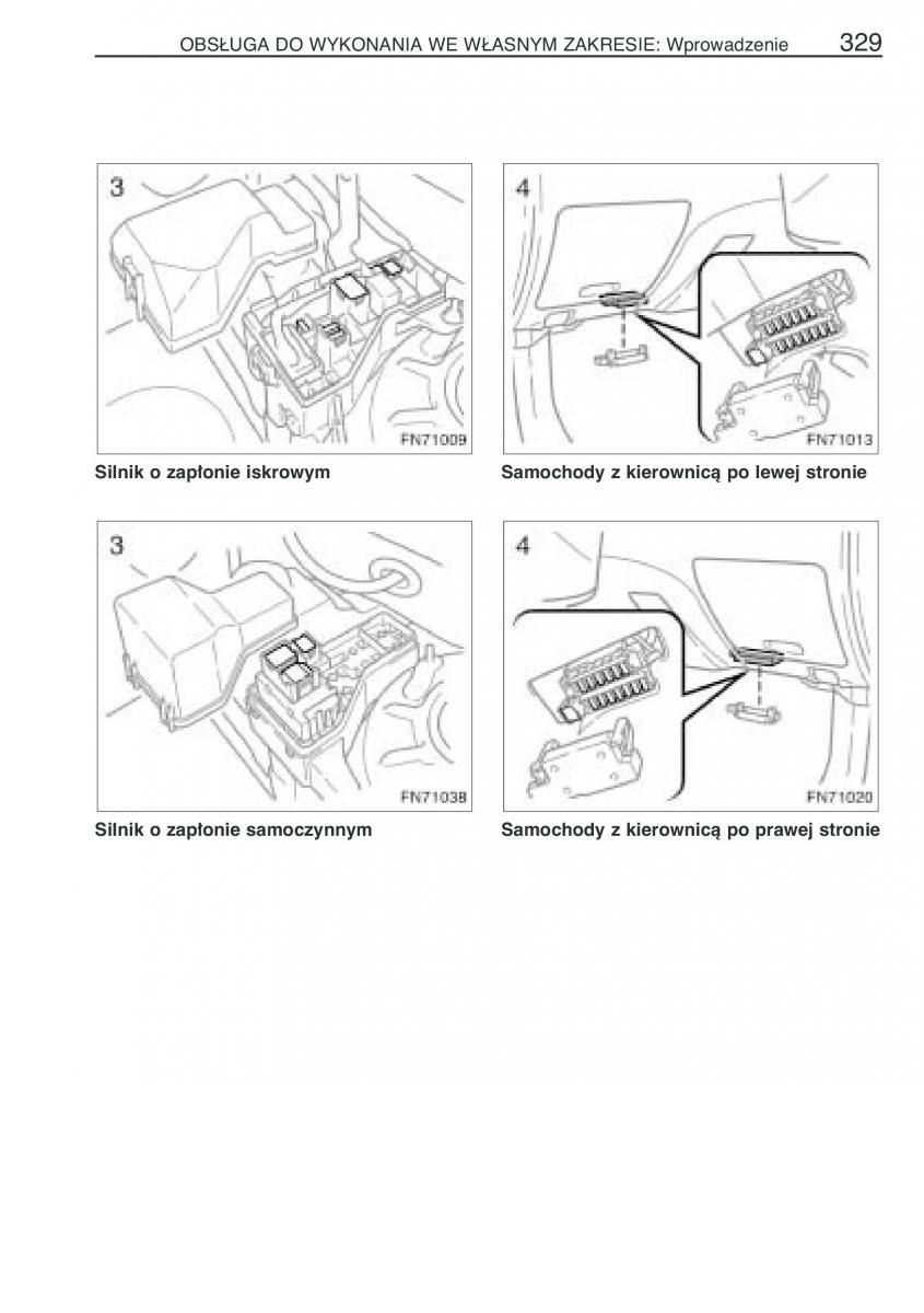 Toyota Avensis II 2 instrukcja obslugi / page 336