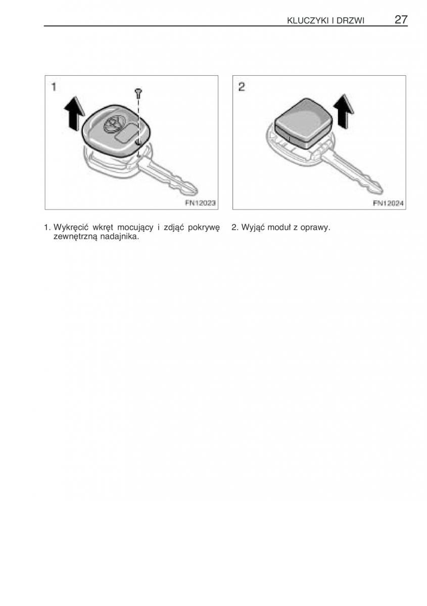 Toyota Avensis II 2 instrukcja obslugi / page 34