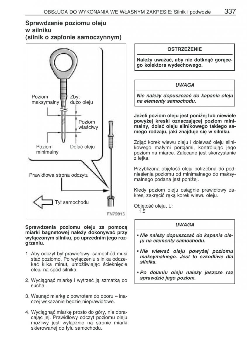 Toyota Avensis II 2 instrukcja obslugi / page 344