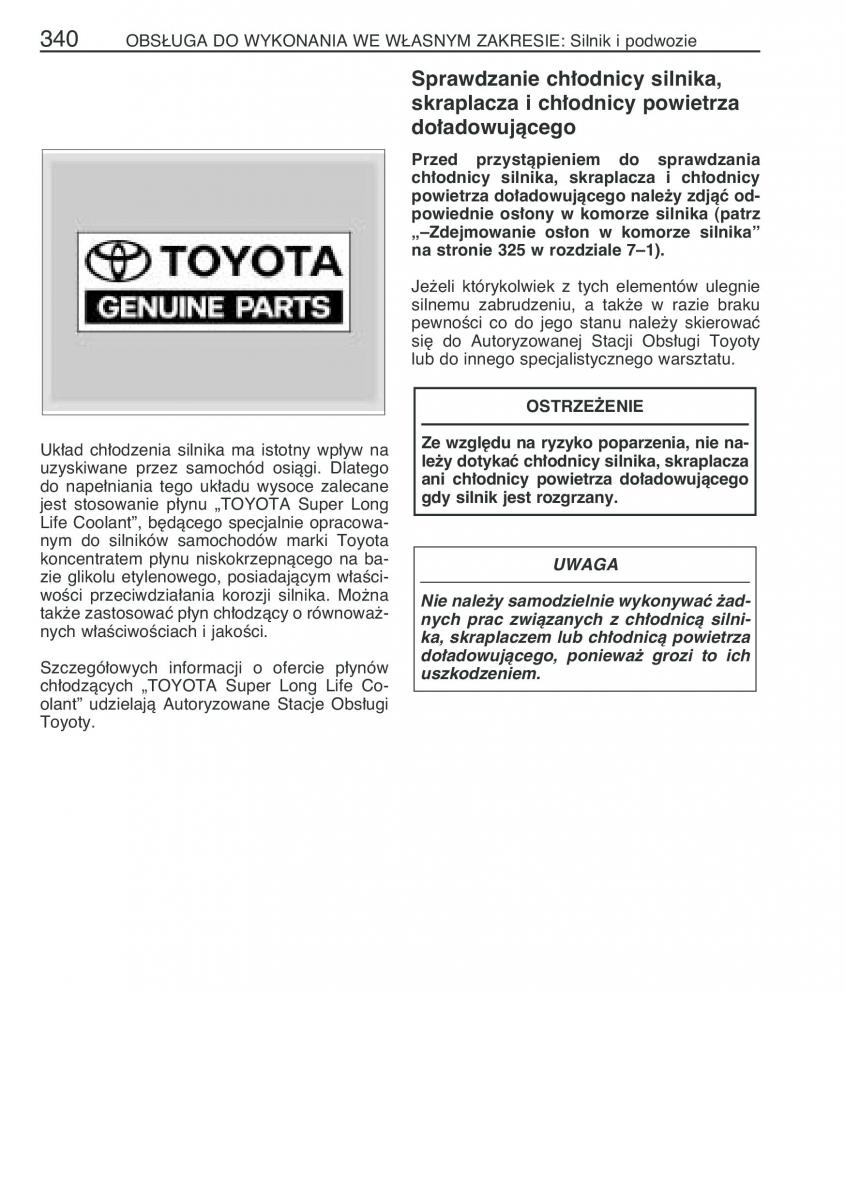 Toyota Avensis II 2 instrukcja obslugi / page 347