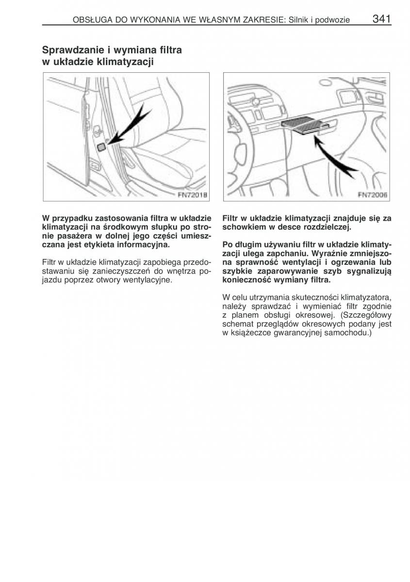 Toyota Avensis II 2 instrukcja obslugi / page 348