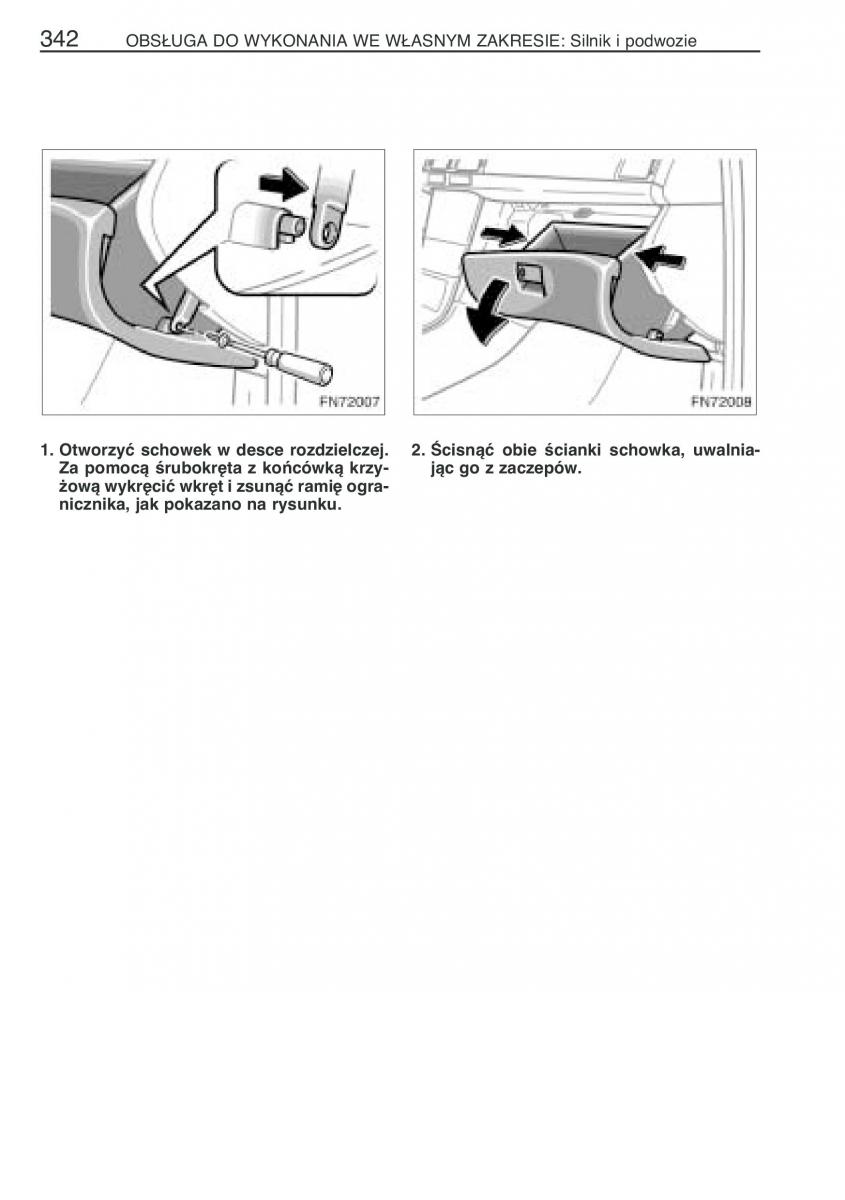 Toyota Avensis II 2 instrukcja obslugi / page 349