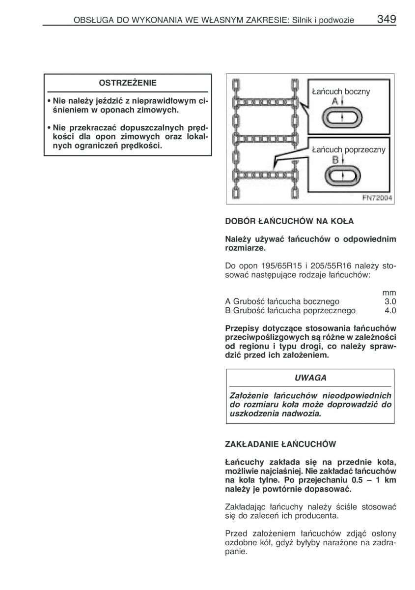 Toyota Avensis II 2 instrukcja obslugi / page 356