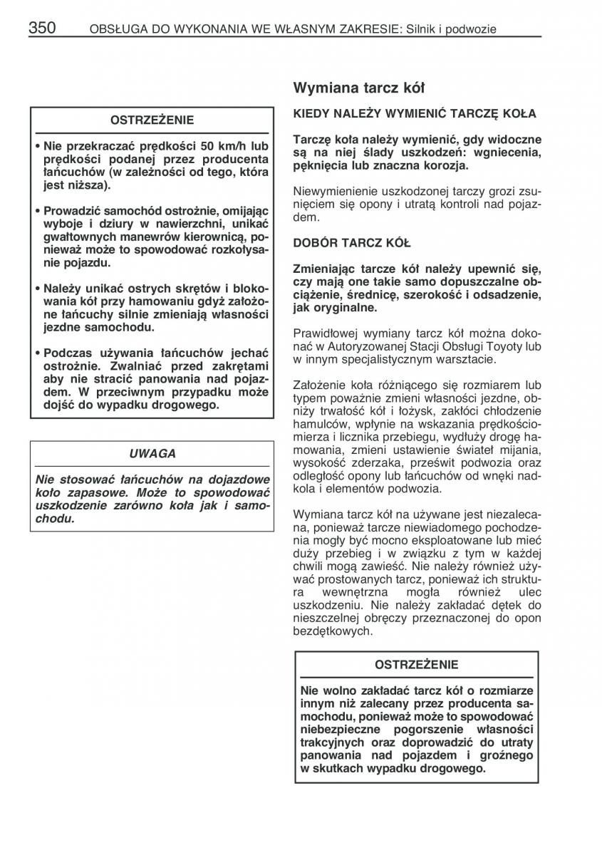 Toyota Avensis II 2 instrukcja obslugi / page 357