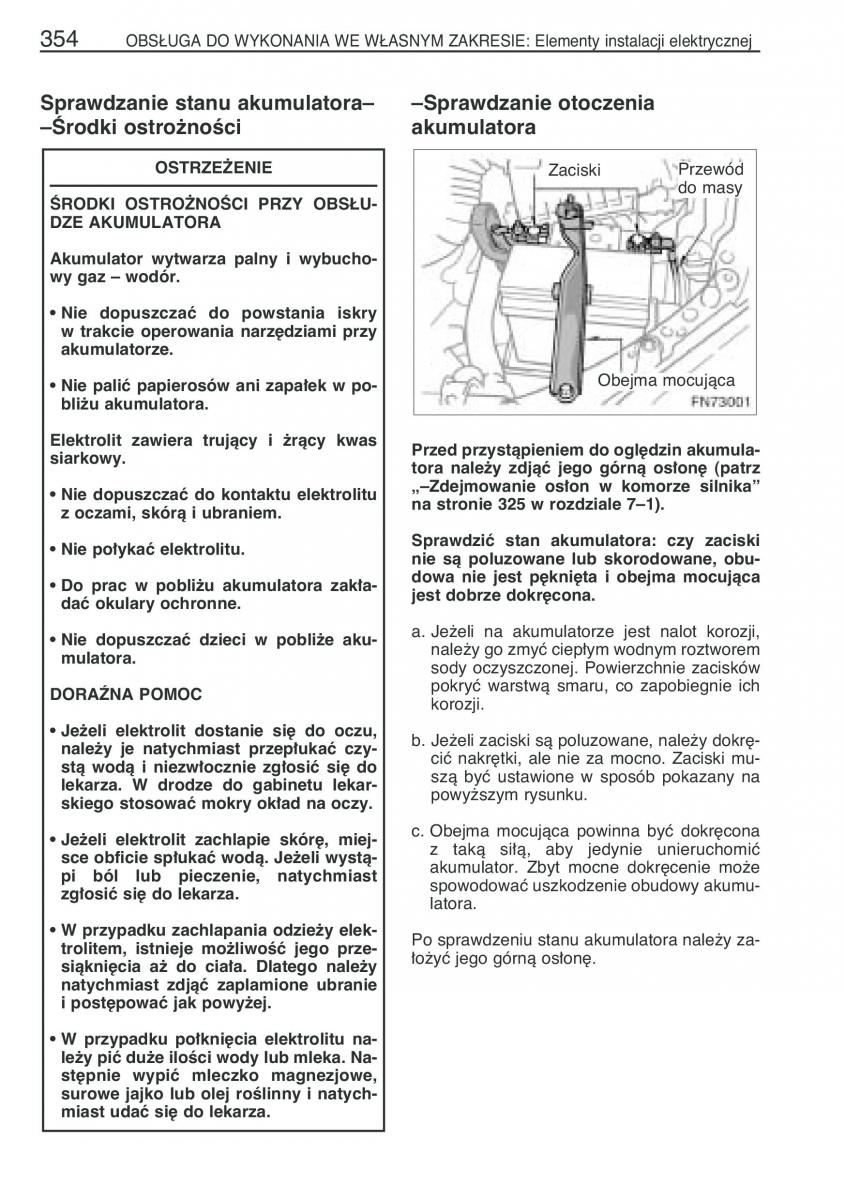 Toyota Avensis II 2 instrukcja obslugi / page 361