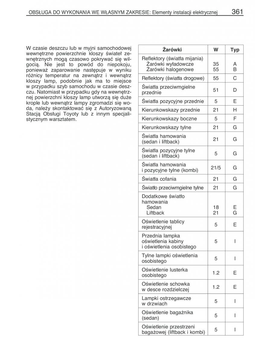 Toyota Avensis II 2 instrukcja obslugi / page 368