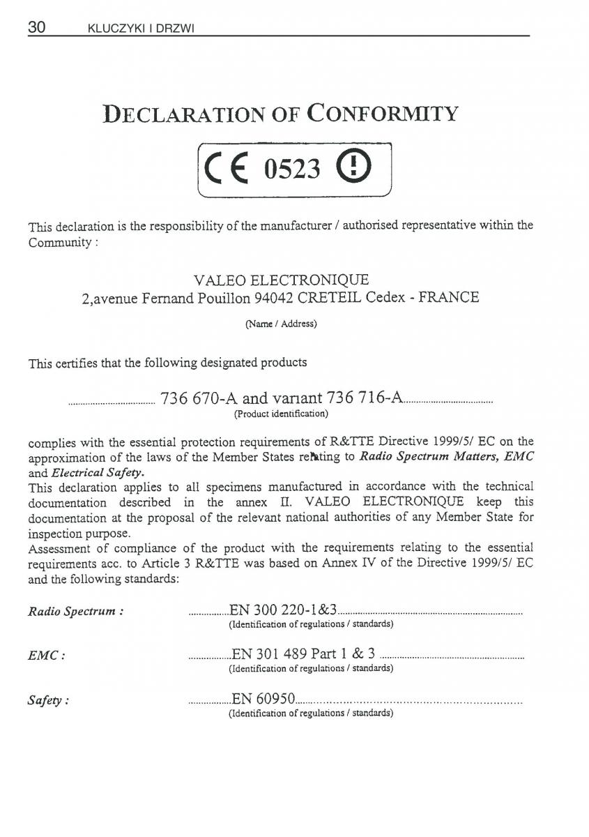 Toyota Avensis II 2 instrukcja obslugi / page 37