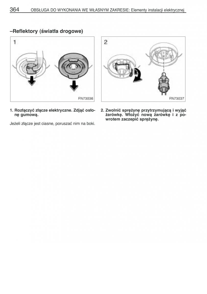 Toyota Avensis II 2 instrukcja obslugi / page 371