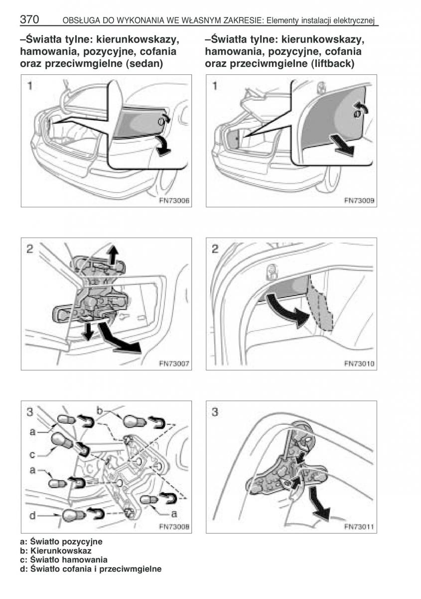 Toyota Avensis II 2 instrukcja obslugi / page 377