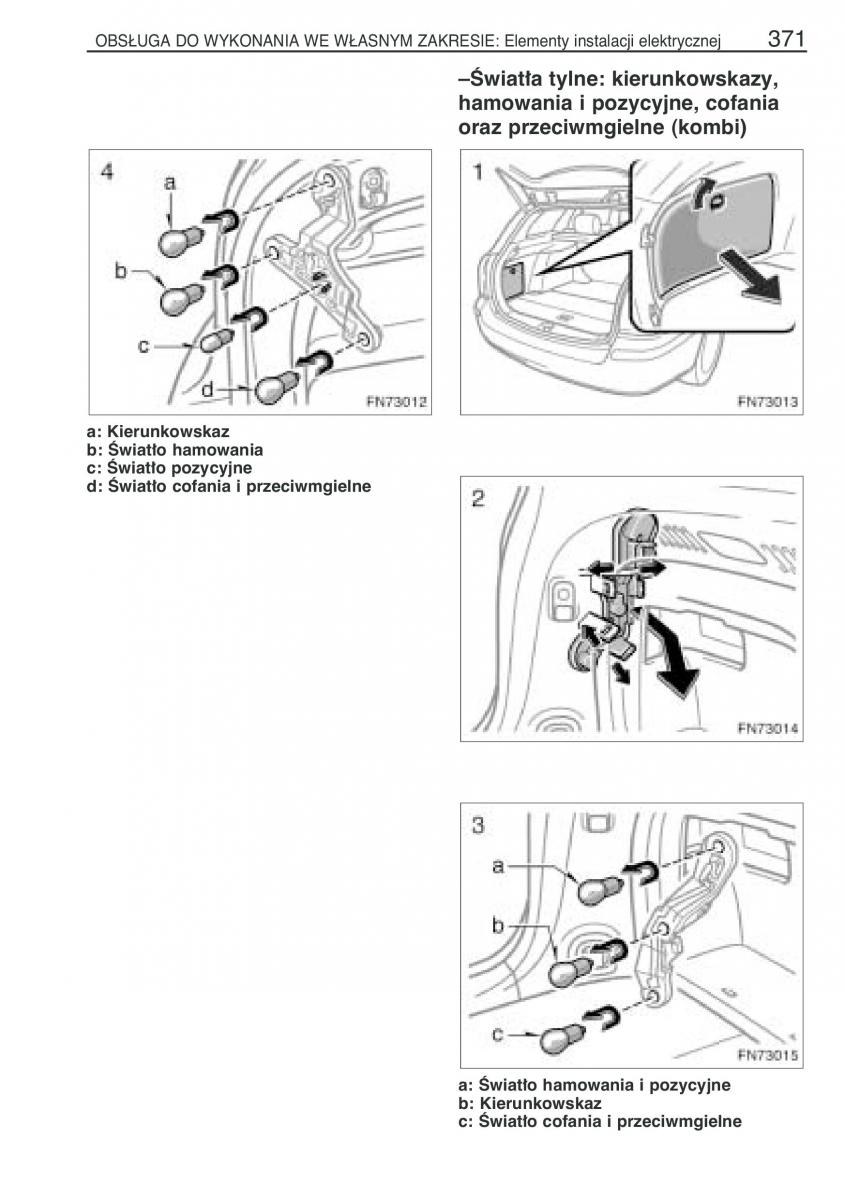 Toyota Avensis II 2 instrukcja obslugi / page 378