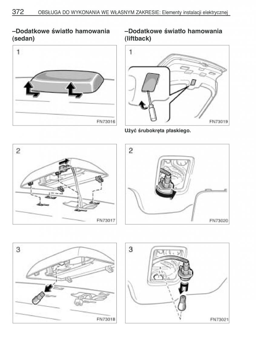 Toyota Avensis II 2 instrukcja obslugi / page 379