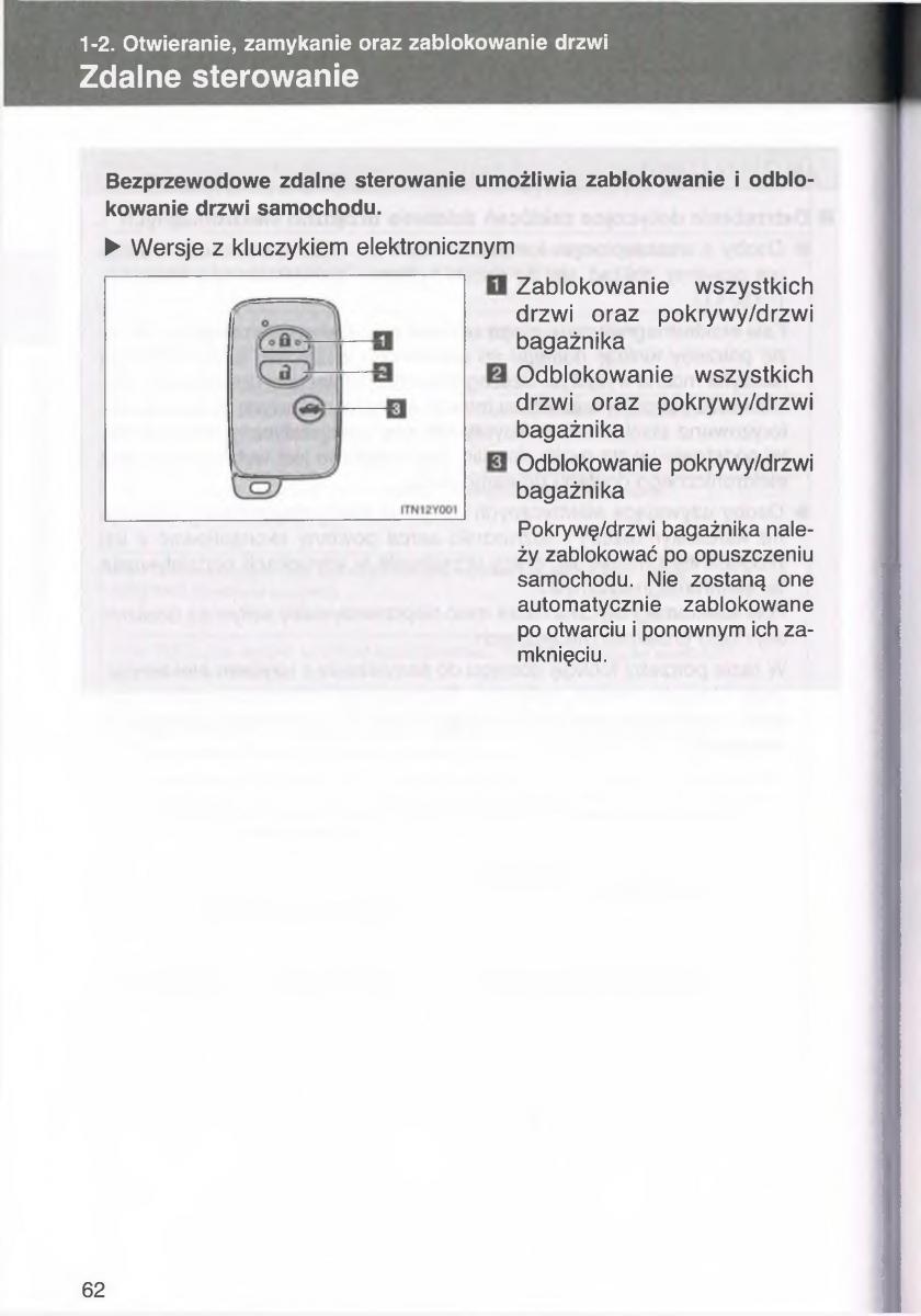 manual  Toyota Avensis III 3 instrukcja czesc1 / page 63