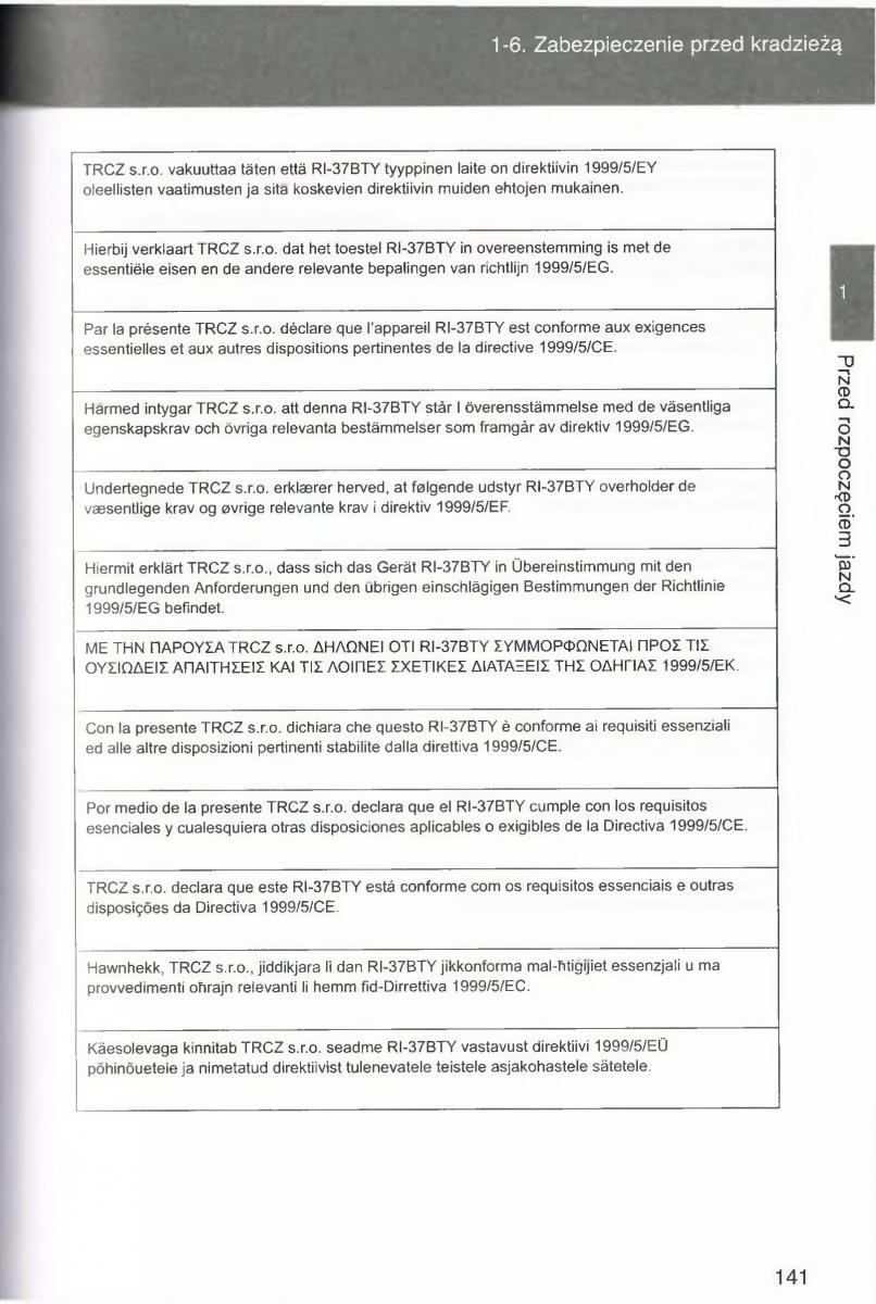 manual  Toyota Avensis III 3 instrukcja czesc1 / page 140