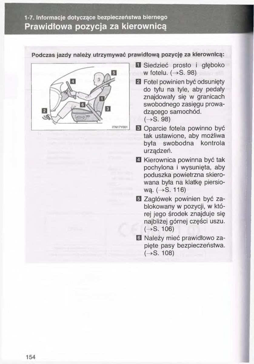 manual  Toyota Avensis III 3 instrukcja czesc1 / page 153