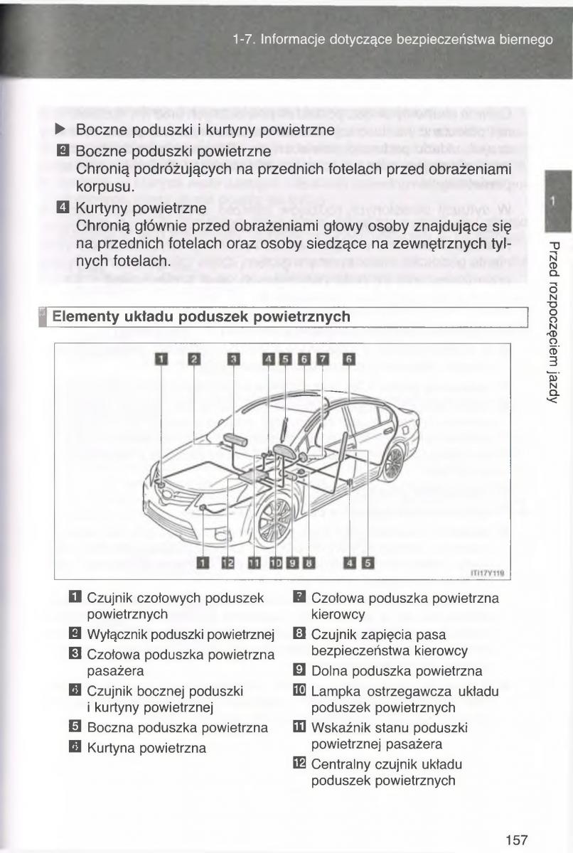 manual  Toyota Avensis III 3 instrukcja czesc1 / page 156