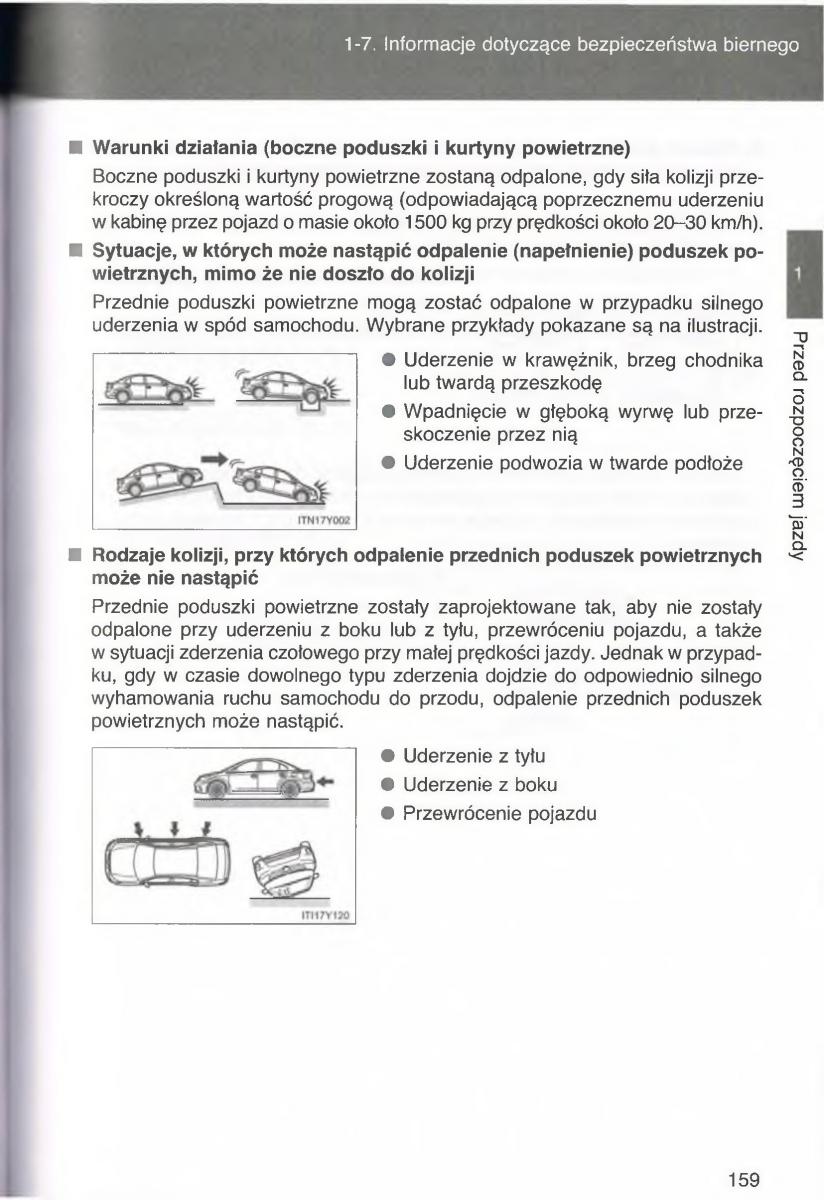 manual  Toyota Avensis III 3 instrukcja czesc1 / page 158